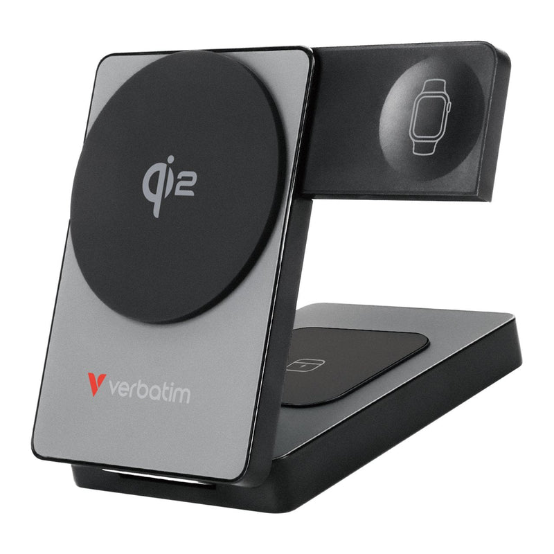 Verbatim Charge'n'go QI2 Power Bank 5000MAH Grey