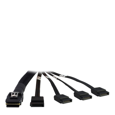 Inter-tech 88885237 Cable Sas SATA 0,65M Black — image 1