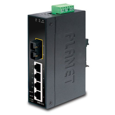 Planet ISW-511 Switch No Administrado L2 Fast Ethernet (10/100) Black — image 1