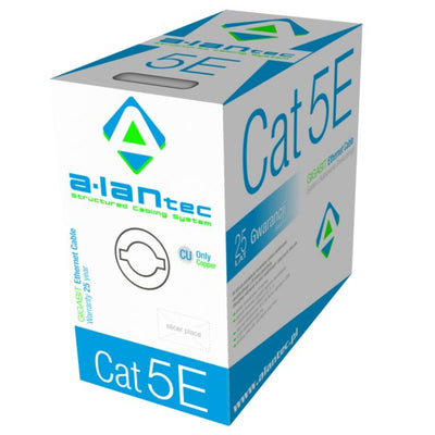 Cable A-lan KIU5PVC305 Network Grey 305M CAT.5E U/UTP (UTP) — image 1