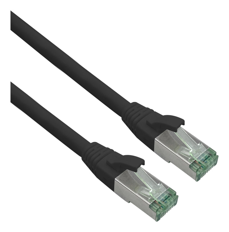 Helos Grs Certificado CAT.6A Network Cable With CAT.7 Rohkabel Tpe Black 1,0M