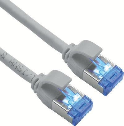 Roline Network Cable CAT.6A (class Ea) S FTP (pimf), Lsoh, PoE, Grey 0,3M — image 1