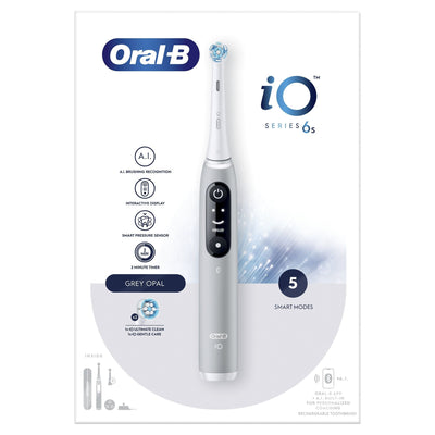 Oral-b IO6S Electric Toothbrush, Grey Opal — image 1