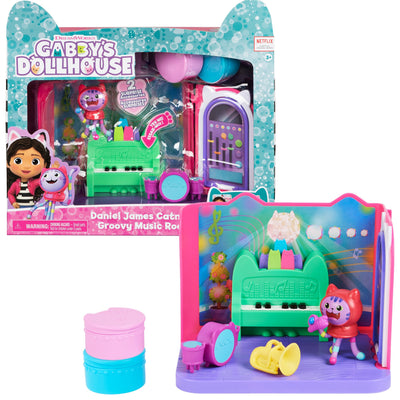 Spin Master Room Deluxe Gabby's Dollhouse - Sala Música Groovy, Telón Fondo 6065830 — image 1