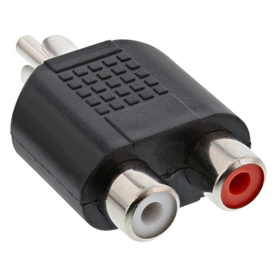 Inline Adapter Audio Rca Male a 2X Rca Female — image 1