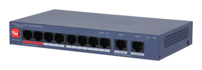 Dahua CS4010-8ET2GT-110 Switch PoE 8 Ports 10/100 + 2RJ45 Uplink Gigabit 110W Gestionable Cloud LAYER2 — image 1