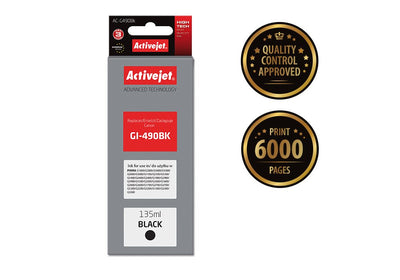 Activejet Ink AC-G490BK (reemplazo Canon GI-490BK - Supreme - 135ML - Black — image 1