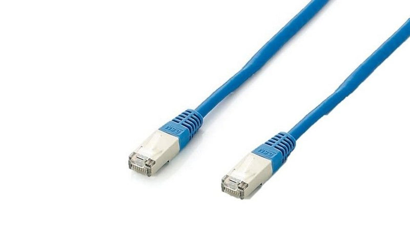 Equip Network Cable CAT.6A S/FTP 2x RJ45 10.00M Blue Lszh Polybeutel