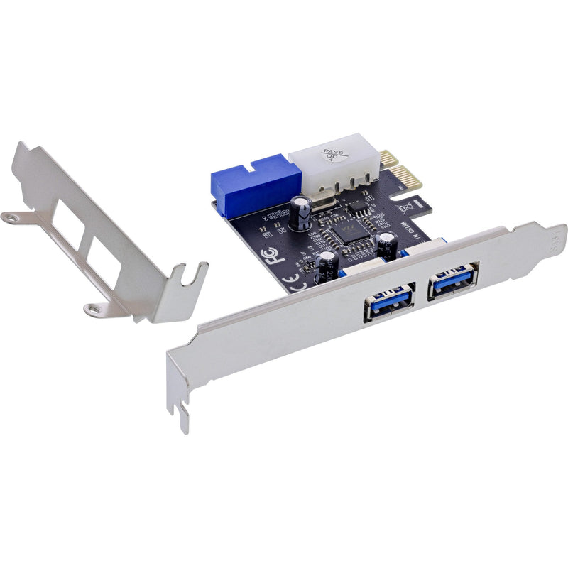 Inline® 2 + 2PORTS USB 3.2 GEN.1 Host Controller, Pcie, W/SATA Power + Lp Bracket