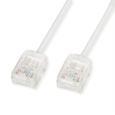 Roline UTP Datacenter Network Cable CAT.6A (class Ea), Lsoh, Slim, Extra Kurzer Plug White 1,5M — image 1