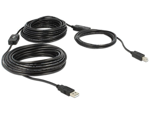 Delock Cable Activo USB 2.0A - USB 2.0 Type B Printer M/M 20M — image 1