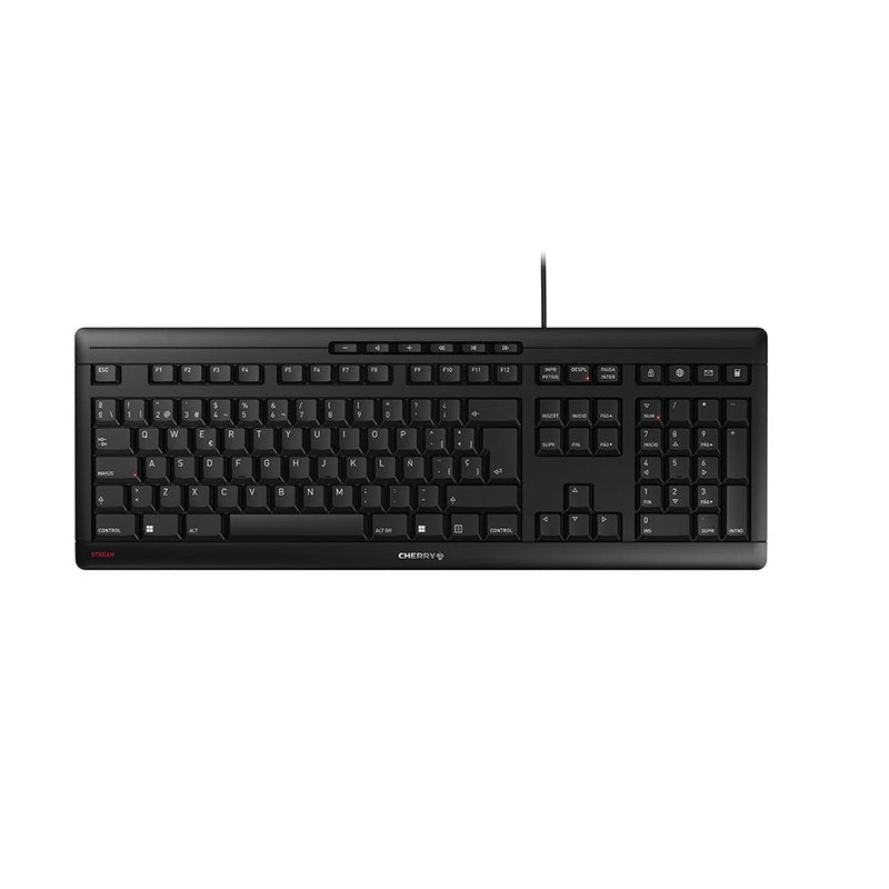 Cherry Teclado Spanish Stream USB Negro JK-8500ES-2