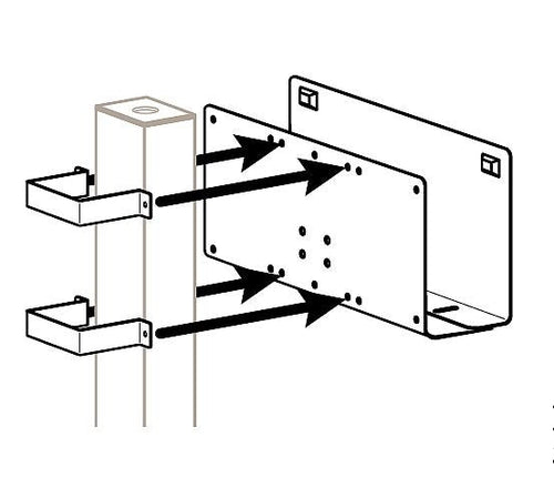 Ergotron Bracketmount Periph To 3X3 Post — image 1