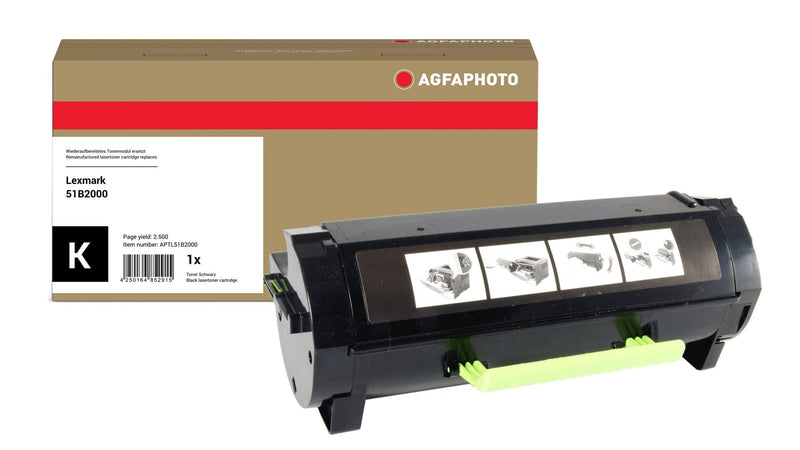 Agfaphoto APTL51B2000 Cartridge Toner 1 Pieces Compatible Black