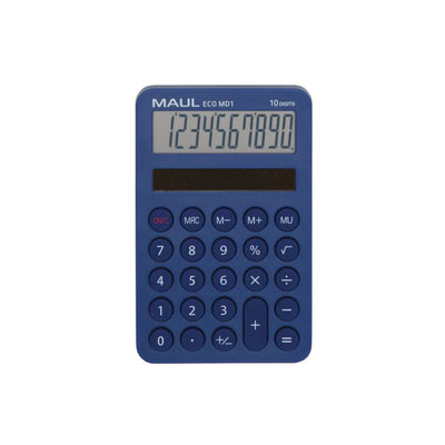 Maul Calculator Eco Md 1 Calculator Solar With 10 Dígitos And 5 Funciones Calculator Bolsillo Plastic 60% Reci — image 1
