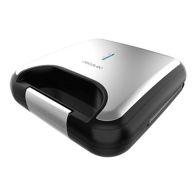 Cecotec Sandwichera Rock'ntoast Classic +. 800W, 2 Sándwiches With Acabados Steel Inoxidable, Placas Triangula