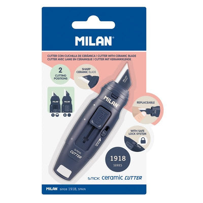Milan Cutter Hoja Ceramic Stick Serie 1918 Blíster Blue Marino — image 1