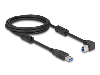 Delock USB 5Gbps Cable Type a Connector Male a Type B Connector Male 90° Derecha Angulado 2M — image 1