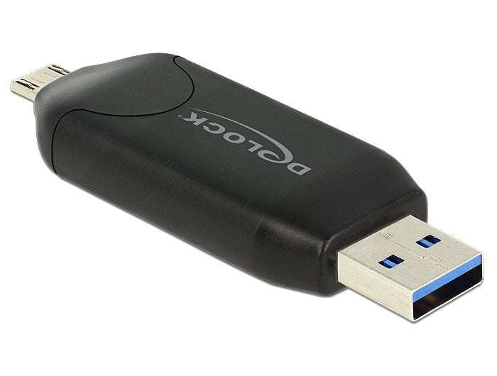 Delock Card Reader External Otg Micro USB + Male USB 3.0A