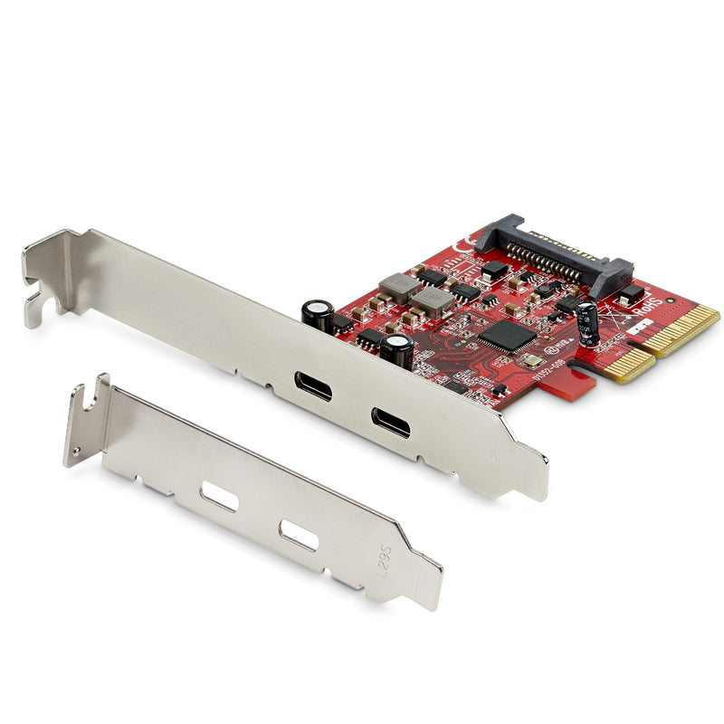 Startech.com Card Adaptadora Pci Express 2 Ports USB-C 3.1 Gen 2 10Gbps