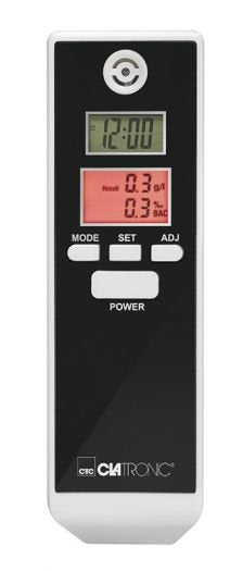 Clatronic Alcohol Tester At 3605 White-black