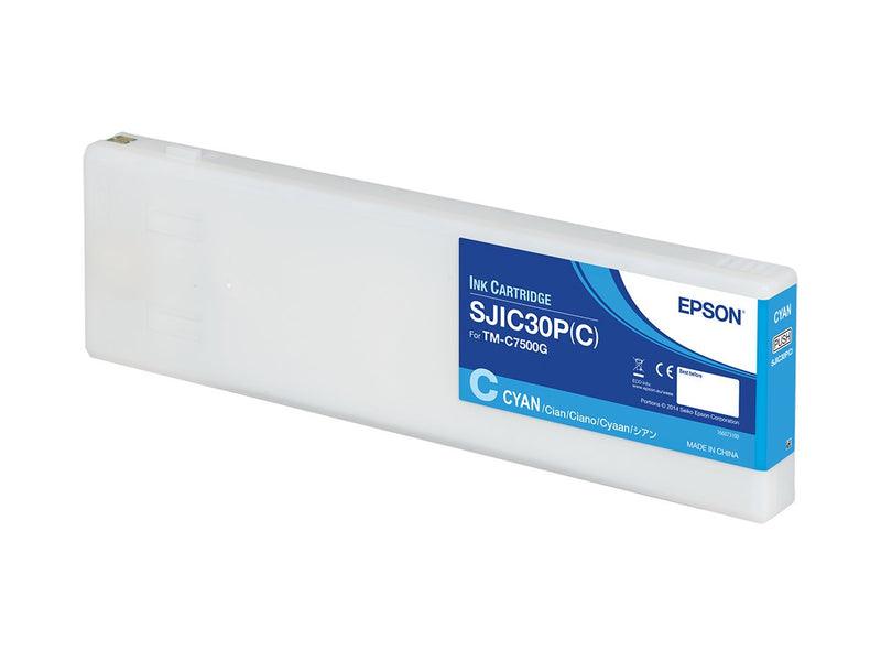 Epson Genuine Ink SJIC30P(C) - Cyan C7500G