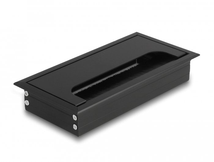 Delock Pasacables Assembly Empotrado Desk With Brush 160 X 80 X 28MM Black