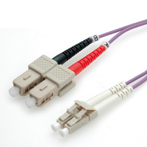 Roline Lwl-cable 50 125UM OM4 Lc Sc Violett 2M