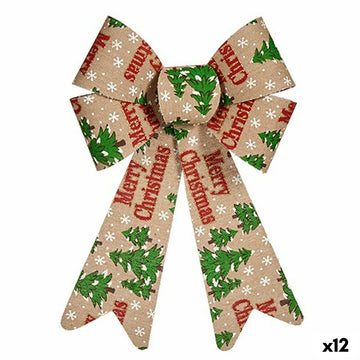Lasso Krist+ Merry Christmas Multicolour 16 x 24 x 4 cm Christmas bauble (12 Units)
