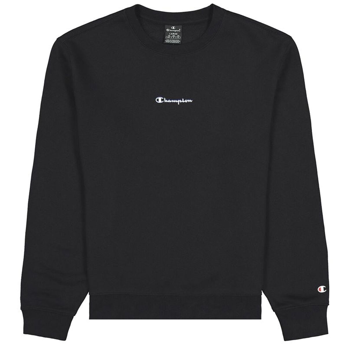 Men’s Sweatshirt without Hood Champion Basket Graphic M Black