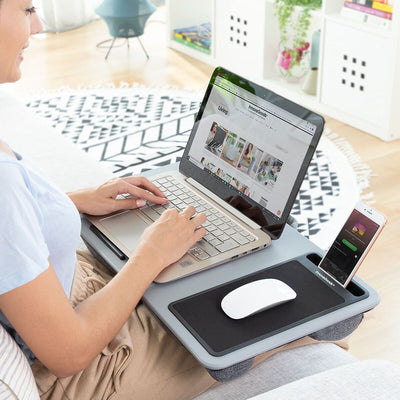 Innovagoods Portable Laptop Desk With Xl Cushion Deskion Innovagoods