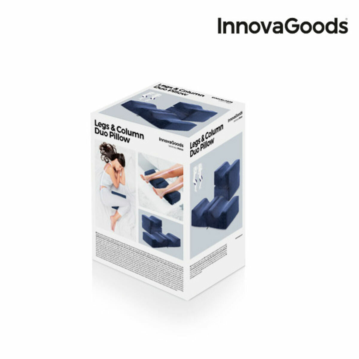 Ergonomic Pillow for Knees and Legs Jewel Bedding - Legs & Column Duo Pillow InnovaGoods IG113737 (Refurbished A)
