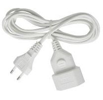 Brennenstuhl Cable Extensión 3M White H03VVH2-F 2X0.75 — image 1