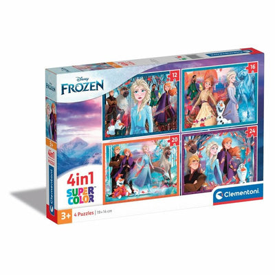 Clementoni Puzzle Supercolor 4 In 1 - Disney Frozen 2 21518 — image 1