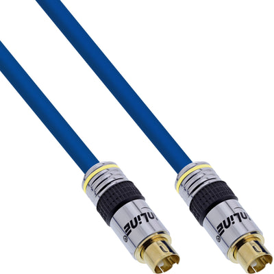 Inline Cable Video S-vhs Premium Mini Din 4 Pines Male a Male 10M — image 1