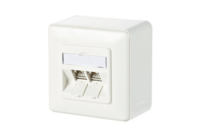 Metz Connect 130B11D20002- And Socket Power RJ-45 White — image 1