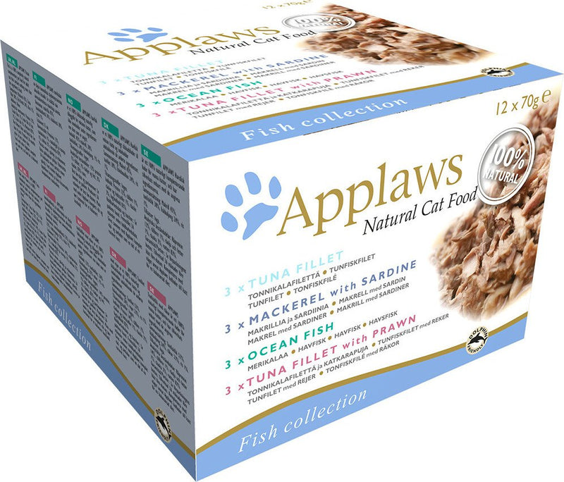 Applaws Cat Tin Multipack Fish Collection 12X70G
