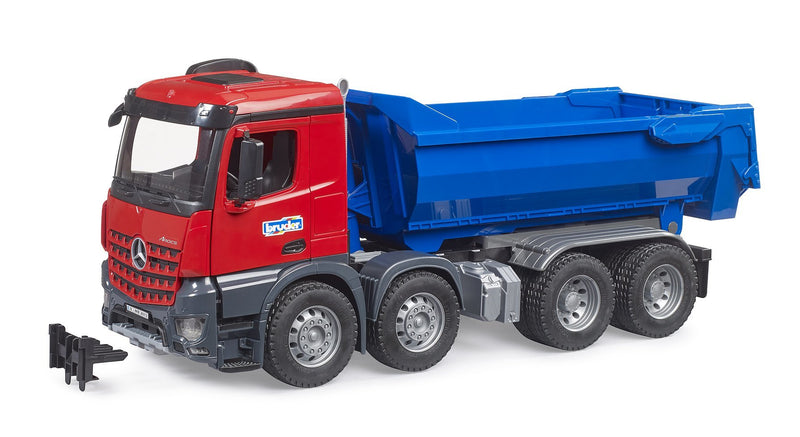 Bruder Mercedes Benz Arocs Halfpipe Camión Volquete, Modelo Vehículo 3621
