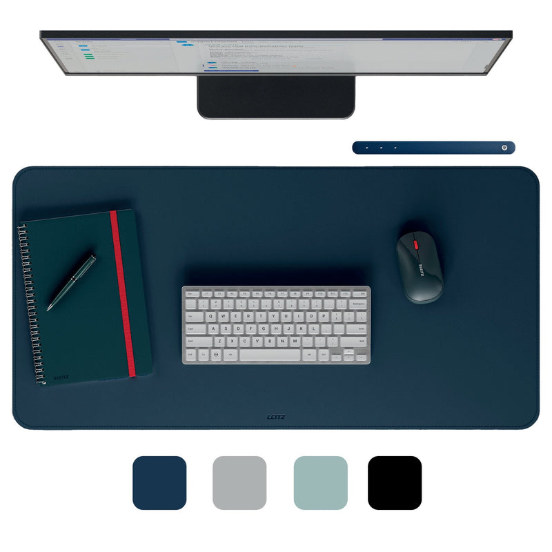 Leitz Mouse Pad Desk Large 80X40CM - Espesor 2MM - Non-slip - Waterproof - Blue Oscuro
