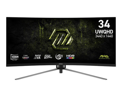 MSI Monitor Curved Gaming MAG345CQRF E20 34 Uwqhd 200HZ — image 1