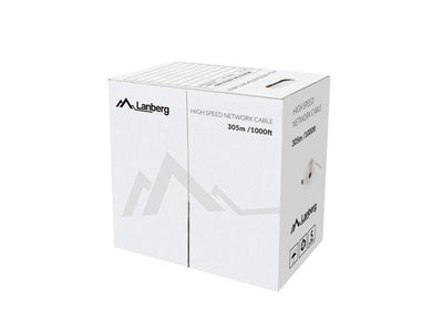 Lanberg Cable Network LCU5-12CU-0305-B (u/UTP, 305M, 5E, Blue Colour — image 1