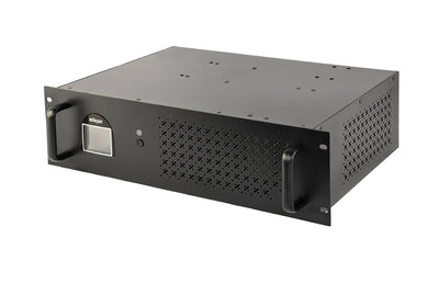 Gembird UPS-RACK-2000 UPS Rack 19INCH 3.4U 2000VA 2XIEC 2X Schuko USB LCD — image 1