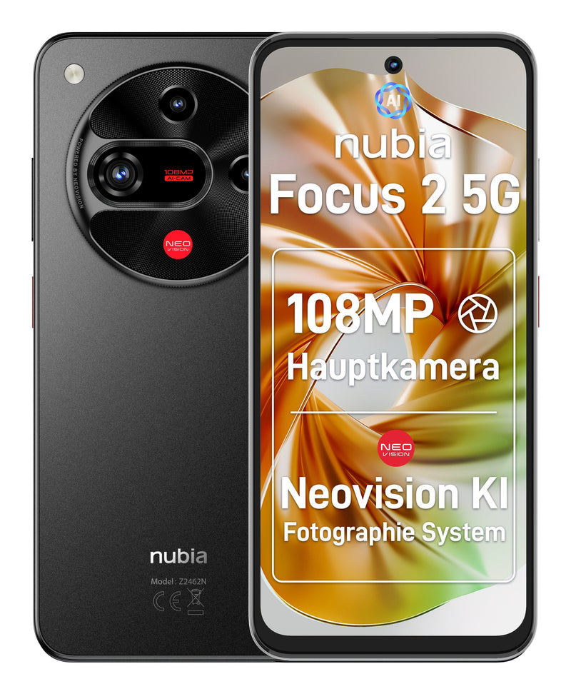 Zte Smartphone Nubia Focus 2 5G Black 8GB + 256GB