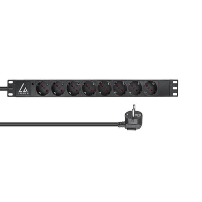 Lanview LVR-2MSCH-LIC-SCH8 Unit Distribución Energía [pdu] 8 Salidas AC 1U Black — image 1