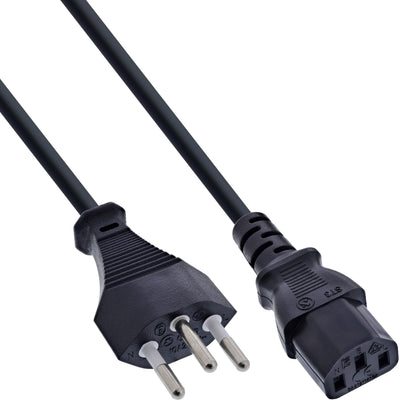 Inline Cable Power Suiza, Black 5M — image 1