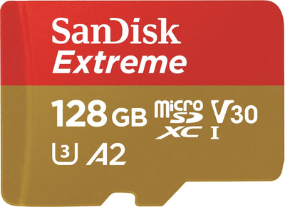 SanDisk Extreme Microsdxc 128GB 190MB/S + Adapter — image 1