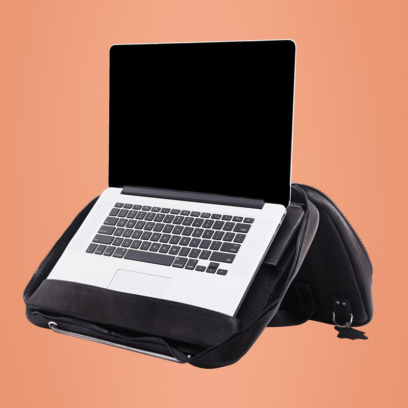 R-go Case Laptop Viva 15,6 Leather Plena Flor Black