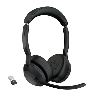 Jabra EVOLVE2 55 Headphones Wireless Diadema Bluetooth Black — image 1