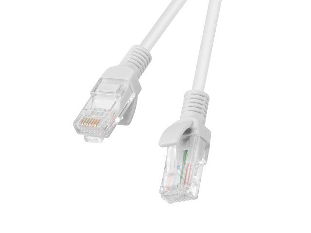 Lanberg Network Cable RJ45 CAT.6 UTP 1M Gris (10 Unidades
