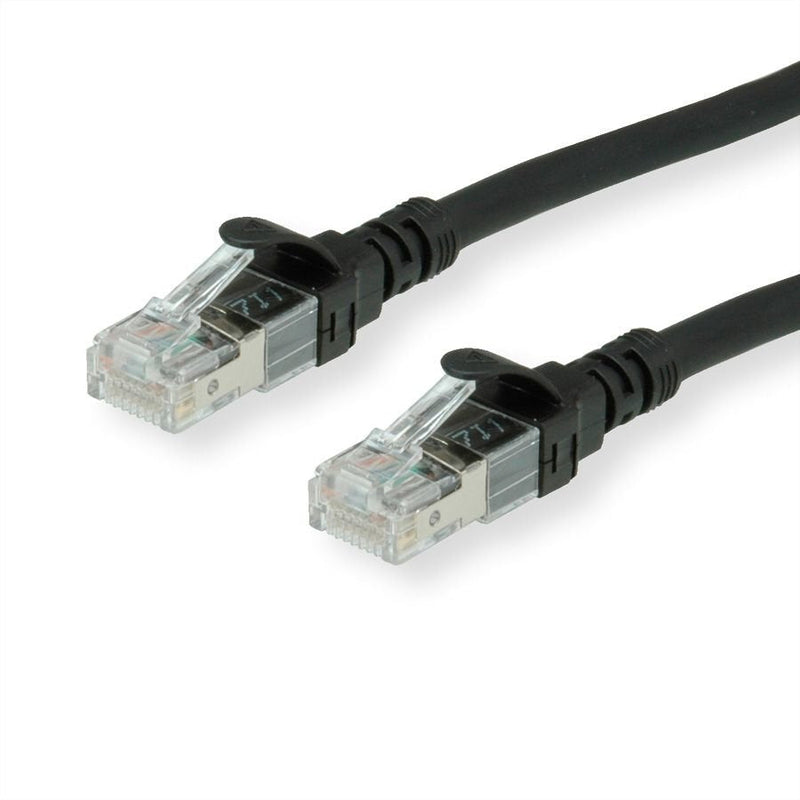 Roline Network Cable CAT.6A UTP, Component Level, Lsoh, Black 1M